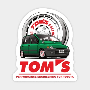 FIAT Multipla TOM'S (green version) Sticker